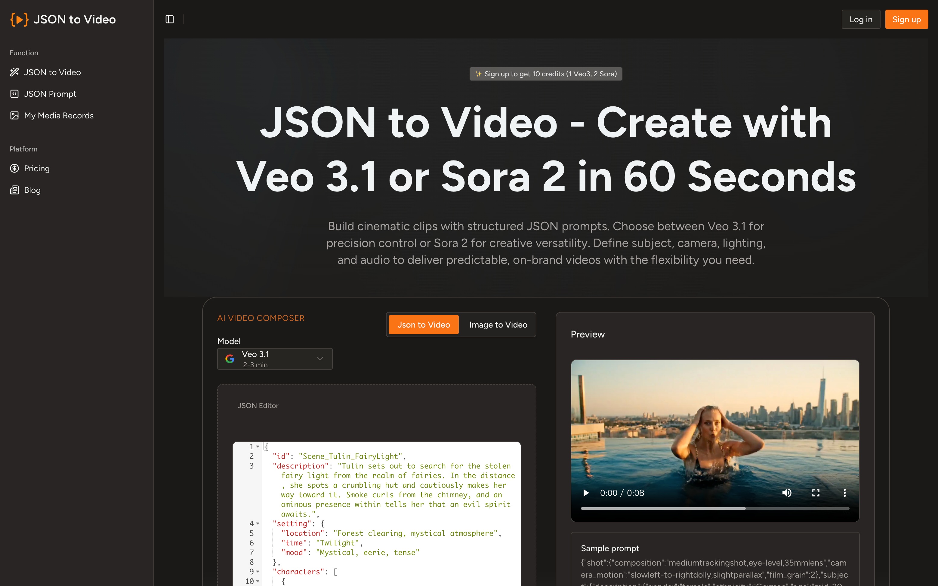 Json To Video